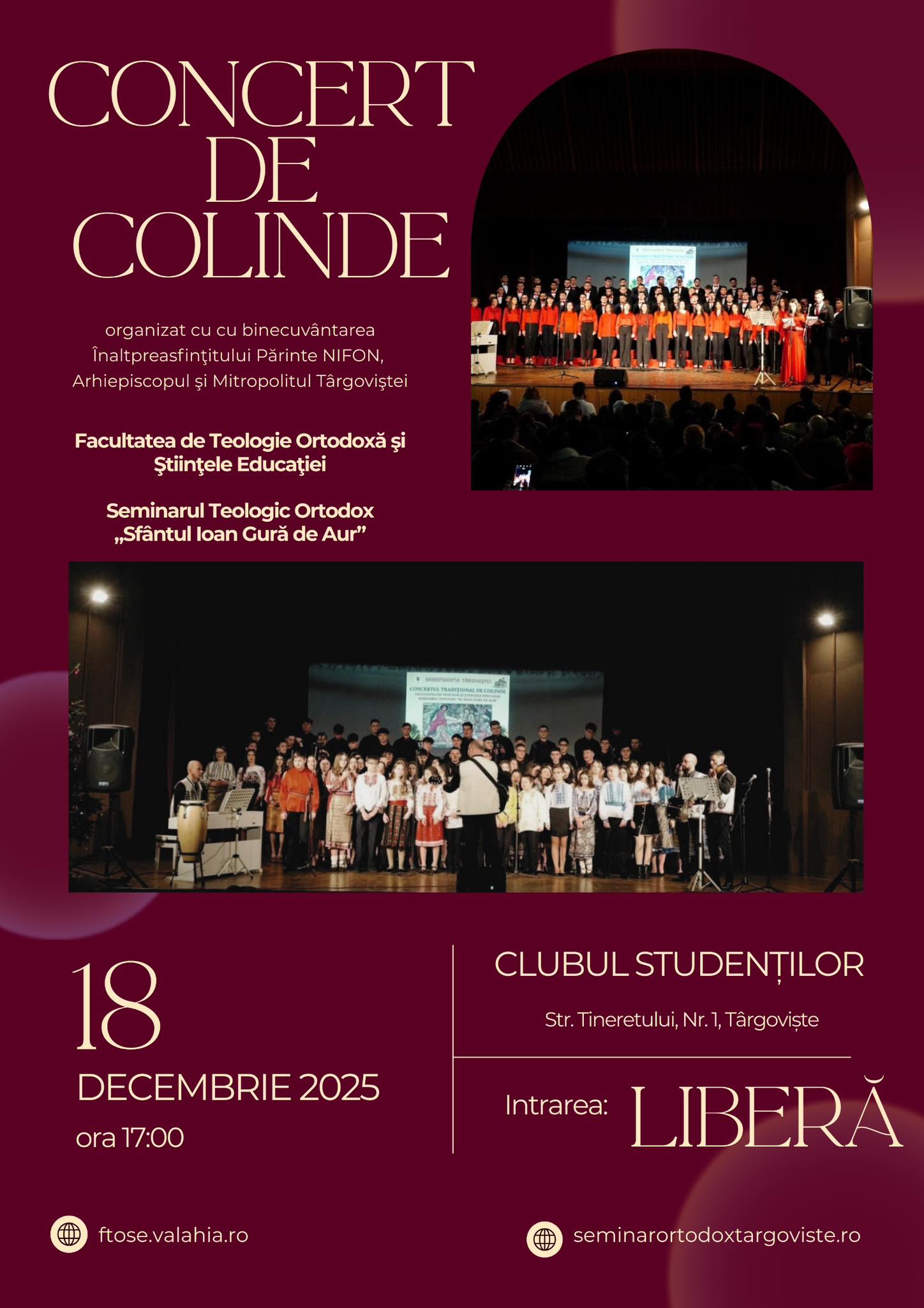 evenimente speciale de sarbatori