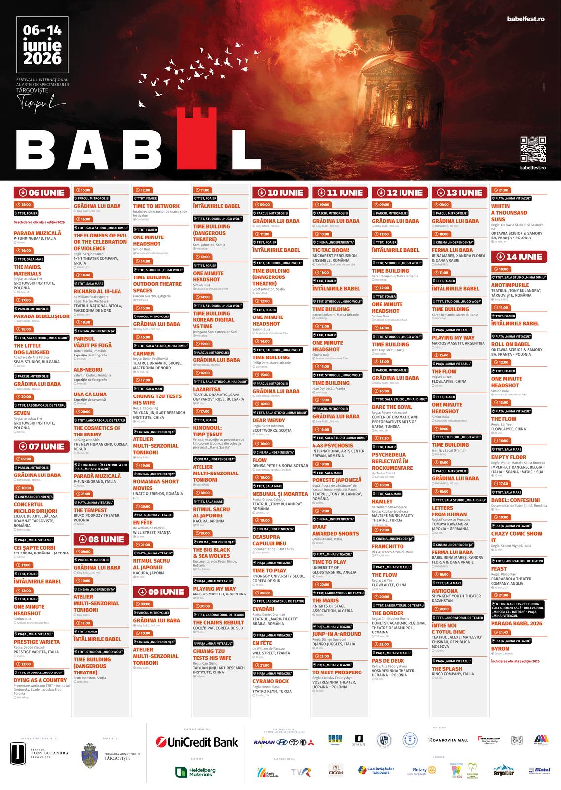 program cinema Independența